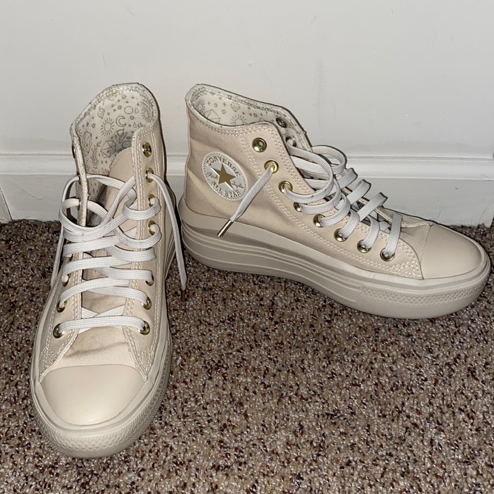 Chuck Taylor All Star Move Platform Golden Elements size 8